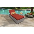 thumbnail image 1 of Monterey Chaise Longue en Osier pour Patio avec Table d'Appoint, 1 of 2