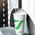 thumbnail image 6 of [25 Pack] 20 oz Compostable Paper Cups with White Dome Lids - Biodegradable Disposable White Paper Coffee Cups PLA Lined - Eco-friendly Hot and Cold Drinking Cups, 6 of 7