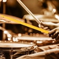 thumbnail image 4 of 2 baquetas de nailon de colores para batería de jazz (amarillas), 4 of 12