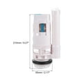 thumbnail image 2 of Uxcell Toilet Flush Valves, 2 inch Dual Flush Valve Split Push Button Toilet Bottom 8.27" Height, White, 2 of 6