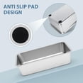 thumbnail image 4 of Stainless Steel Cat Litter Box - Litter Box for Cats - Easy to Clean, Never Absorbs Odor, Stains, or Rusts - Silver (17.7" L x 13.5" W x 4" H), 4 of 6