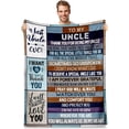 thumbnail image 1 of LHSHID Birthday Gifts for Dad Blanket Flannel Soft and Comfortable Anti static Bed Sofa Blanket 60x80in, 1 of 5