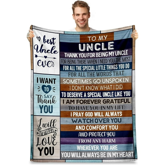 LHSHID Birthday Gifts for Dad Blanket Flannel Soft and Comfortable Anti static Bed Sofa Blanket 60x80in