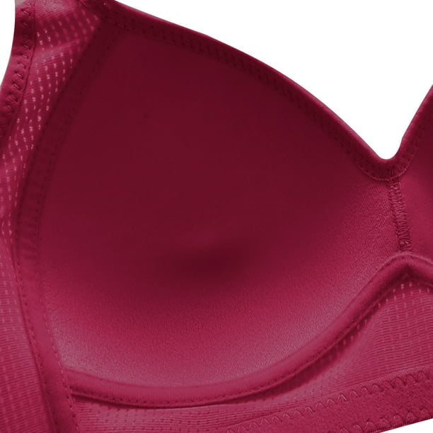 YWDJ Nursing Bras No Underwire for Large Bust Maternity Soft for Elderly  Lightly Ladies Without Steel Rings Large Size Lingerie Underwire Nursing  Bras for Breastfeeding Everyday Bras Red XXXL 