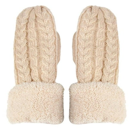 Xcr Womens Mitten - Women's Warm Winter Gloves Mittens