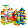 thumbnail image 1 of Bloques de construcción grandes para niños, construcción creativa apilable, juego de ladrillos grandes para pensamiento lógico, educación temprana, 70 Uds., 1 of 5
