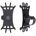 thumbnail image 1 of 2pack Bike Phone Mount, Universal Bike Cell Phone Holder, 360° Rotatable, Silicone Bicycle Phone Mount（Black）, 1 of 5