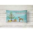 thumbnail image 2 of Carolines Treasures CK3482PW1216 Rat Terrier Christmas Tree Canvas Fabric Decorative Pillow, 2 of 4