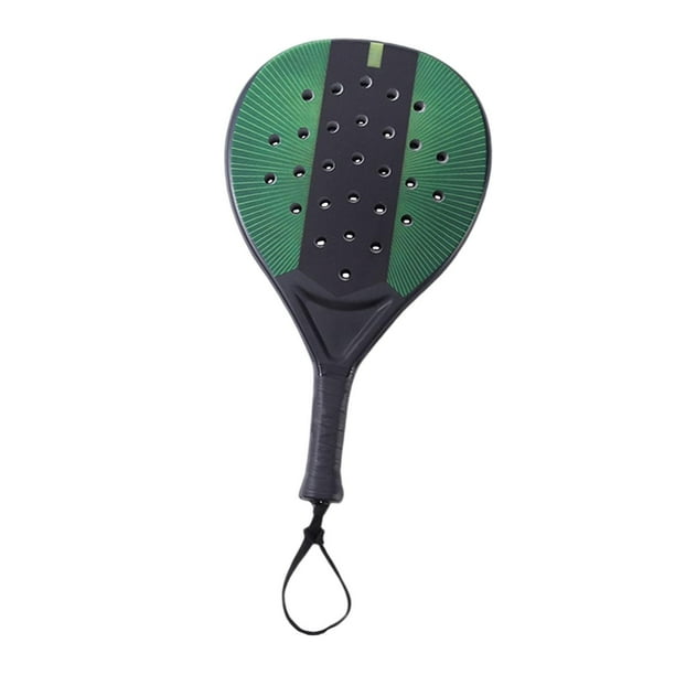 Pala de pádel para entrenamiento y deportes al aire libre con bolsa de almacenamiento antideslizante profesional Verde oscuro
