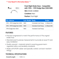 thumbnail image 2 of Front Right Brake Hose - Compatible with 1994 - 1999 Dodge Ram 3500 RWD - Dorman, 2 of 2