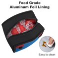 thumbnail image 4 of Super-man Lunch Bag Insulated Portable Lunch Box Cooler Bag for School/Picnic/Beach/Hiking Work, 4 of 7