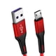 thumbnail image 2 of Injueey Micro Usb Kabel 3A Nylon Snel Opladen Usb Data Kabel Voor para Tablet Android Mobiele Telefoon Usb oplaadkabel Teléfono y Comunicación Rojo androide 1M, 2 of 6