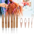 thumbnail image 4 of Dreadlocks Tool Set, Alloy Beautiful Hairstyle Different Shapes Dreadlock Crochet Needle Add Details 10pcs  For  Rose Gold, 4 of 8