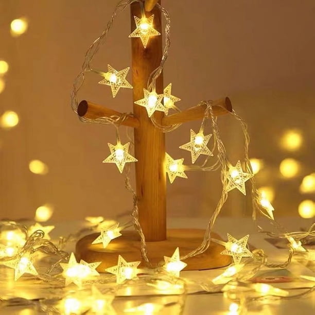 Yizhet Guirnalda Luces Led, 3M 30 Led Cadena Luces de Alambre de Cobre | Luz Azul, por USB, Impermeable, Flexible para DIY, Fiestas, Dormitorio, Boda, Navidad, San Valentín