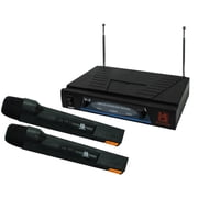 Mr. Dj MICVHF3200 Pair Professional Wireless Microphone System