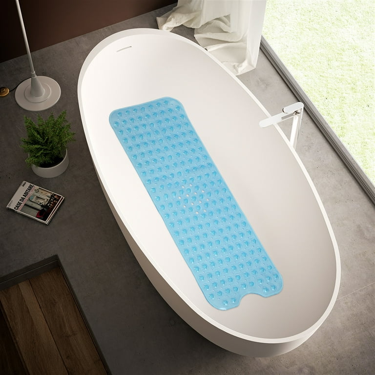 Extra Long Bathtub Mats for Shower Tub Non-Slip Anti Bacterial