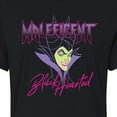 thumbnail image 3 of Disney Villains - Black Hearted - Juniors Cropped Cotton Blend T-Shirt, 3 of 5