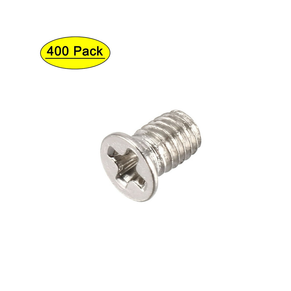 Computer PC Case 2.5" HDD Flat Head Hard Drive Screw M3x4.8mm 400pcs