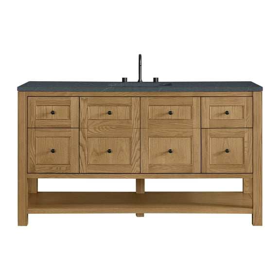 James Martin Vanities 330-V60s-3Csp Breckenridge 60" Free Standing Single Basin Poplar
