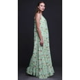 thumbnail image 2 of Bimba Robe de Nuit Imprimée Fleur Rose Pastel Menthe pour Femmes Longue Bretelles Spaghetti Maxi Robe de Nuit XXX-Large, 2 of 5