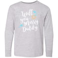 thumbnail image 3 of Inktastic will you marry daddy-ring white Long Sleeve Youth T-Shirt, 3 of 5