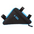 thumbnail image 1 of Dwawoo Triangle Frame Bag, Front Saddle Cycling Storage Frame Pouch (Black&Blue), 1 of 4