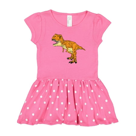 

Inktastic Roaring T-Rex Gift Toddler Girl Dress