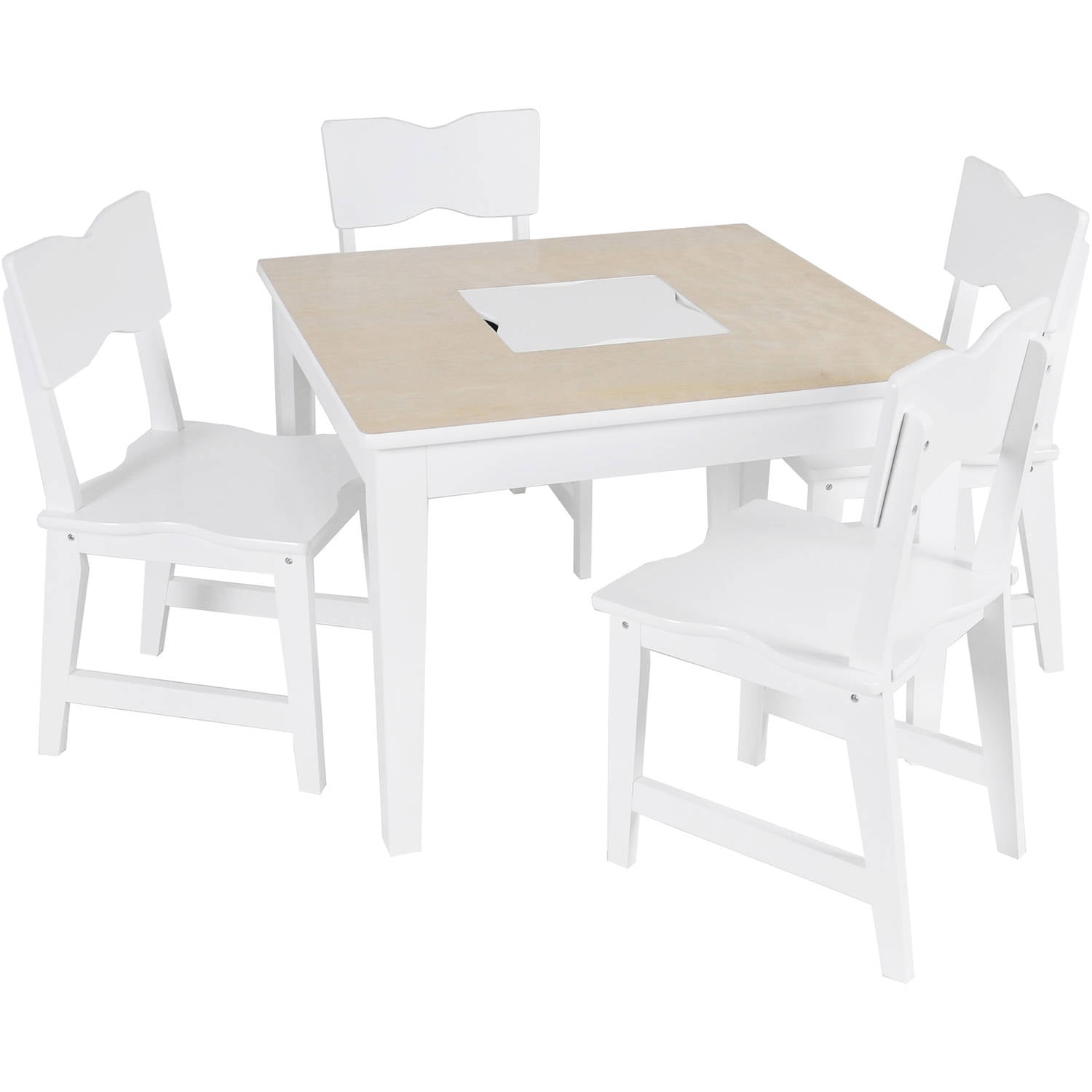 scalloped kids table