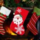 thumbnail image 4 of 10 piezas de parches de tela navideña, accesorios de decoración para festivales de tela no tejida (Papá Noel), 4 of 5