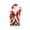 25# (Santa Claus), variant on Tree Lady Tabletop Christmas Figurine with Candy Cane Cauldron Pine Cones Star for Indoor Mantel Shelf Seasonal Decor