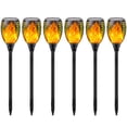 thumbnail image 1 of 【 6-Pack Solar Flame Torch】 Solar Lights Outdoor Decorwith Flickering Flame, Solar Outdoor Lights, 1 of 5
