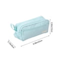 thumbnail image 3 of Back to School Supplies Under 1 Pencil Case Aesthetic Zipper Pencil Bag Big Storage Pen Organizer for Stationery for Teen Girls Boys #775, 3 of 6