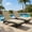 Brown, variant on BPS 72x21 Outdoor Chaise Lounge Cushion, Water Resistant Green