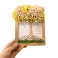 thumbnail image 1 of DIY Mothers Day Dried Flower Tree Frame Personalized Wooden Photo Frame With Letter Stickers & Artificial Flowers, 1 of 8