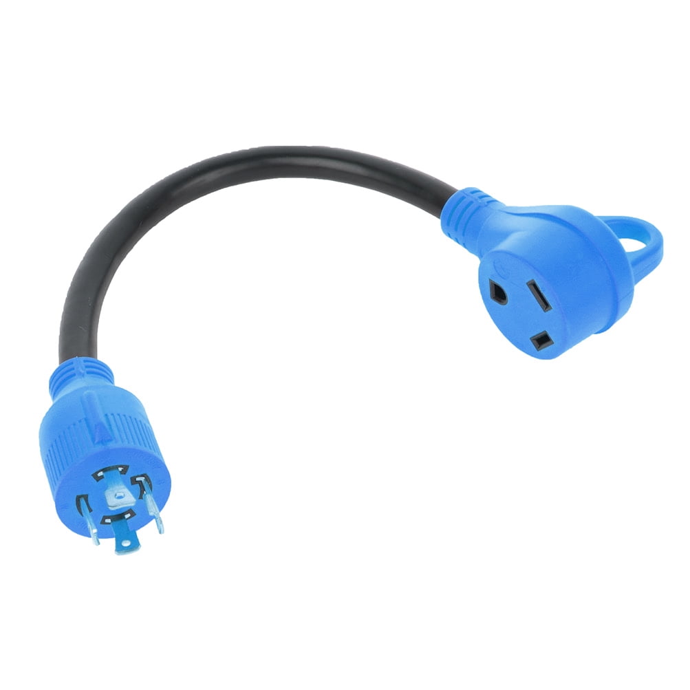 CCIYU RV Camper Trailer Power Cord Adapter 30A 4Prong to 30A Female