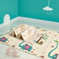thumbnail image 1 of Tapete de Juegos para Bebé con Diseño Plegable, Tapete Suave y Grueso con Doble Cara, Alfombra Infantil para Gateo y Juegos, Baby Play Mat. (Plegable, Elefante), 1 of 9