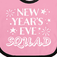 thumbnail image 4 of Inktastic New Year's Eve Squad with Stars in White Boys or Girls Baby Bib, 4 of 4