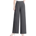 thumbnail image 2 of Womens Sweatpants Pants for Women EllaFlow Soft High Waist Pull On Wide Leg Pants Drape Pant for Senior Over 50 Fashion Clothing, 2 of 6