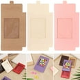 thumbnail image 5 of 10Pcs Vintage Color Hot Kids Gift Kraft Paper Present Case Paper Gift Box Cake Package Clear PVC Window Candy Wrapping Bag PURPLE, 5 of 8