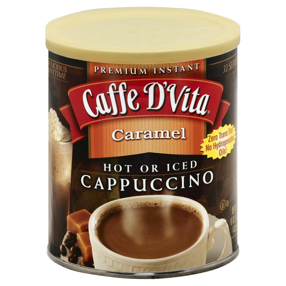 Caramel Cappuccino - Case of 6 - 1 lb. cans (16 oz.) - caffedvita