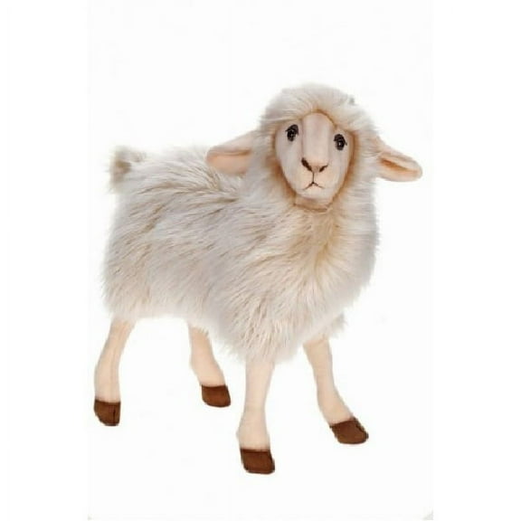 Handcrafted Cuddlers Set of 3 Handcrafted Plush White Sheep Stuffed Animals 14"