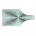 thumbnail image 1 of Ombre Cutting Board, Nested Squares with Ombre Lines Optical Illusion Deep Perspective Modern Design, Tempered Glass Cutting and Serving Board, Wine Bottle Shape, Dimgray Black, by Ambesonne, 1 of 1