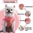thumbnail image 3 of Small Dog Harness And Leash Set Puppy Vest Harnesses Adjustable, 3 of 5