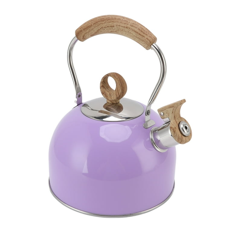 2.6L Stainless Steel Red Blue Purple Whistling Kettle Stove Top Home Teapot