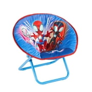 Marvel Spidey and Friends 19 Toddler Mini Saucer Chair, Polyester, Blue