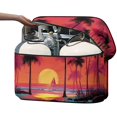 thumbnail image 2 of Yuyamidu Sunset Coconut Tree RV Propane Tank Cover Fit for Double 20Ib Tanks, Replacement Cover for RV/Trailer/Camper, Easy to Install, 2 of 8