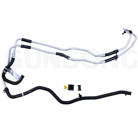 Power Steering Return Line Hose Assembly - Gear to Cooler - Compatible with 2007 - 2012 Jeep Compass 2008 2009 2010 2011 2013