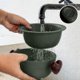 thumbnail image 1 of Cesta escurridora para frutas y verduras | Colador de nailon de doble grosor | Colador apto para lavavajillas para filtrar leche de soja, leche y vino | Paquete de 1 (Azul, Verde, Café, Beige), 1 of 7