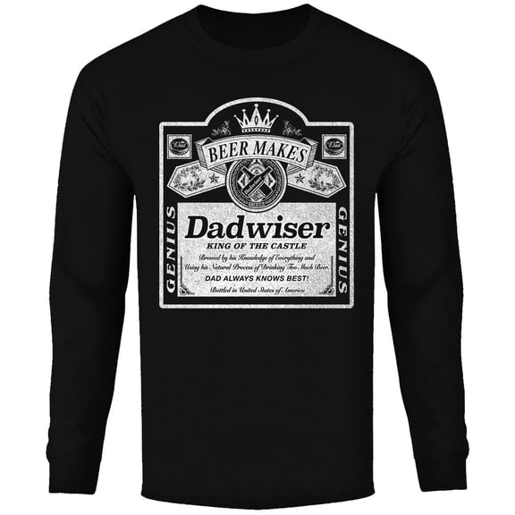 Men Dadwiser Long Sleeve Shirt
