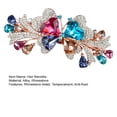 thumbnail image 6 of Fvsianol Hair Clip Hair Barrette Hair Barrette Inlaid Flower Shiny Elegant Temperament Faux Crystal Floral Hairpin Jewelry, 6 of 8
